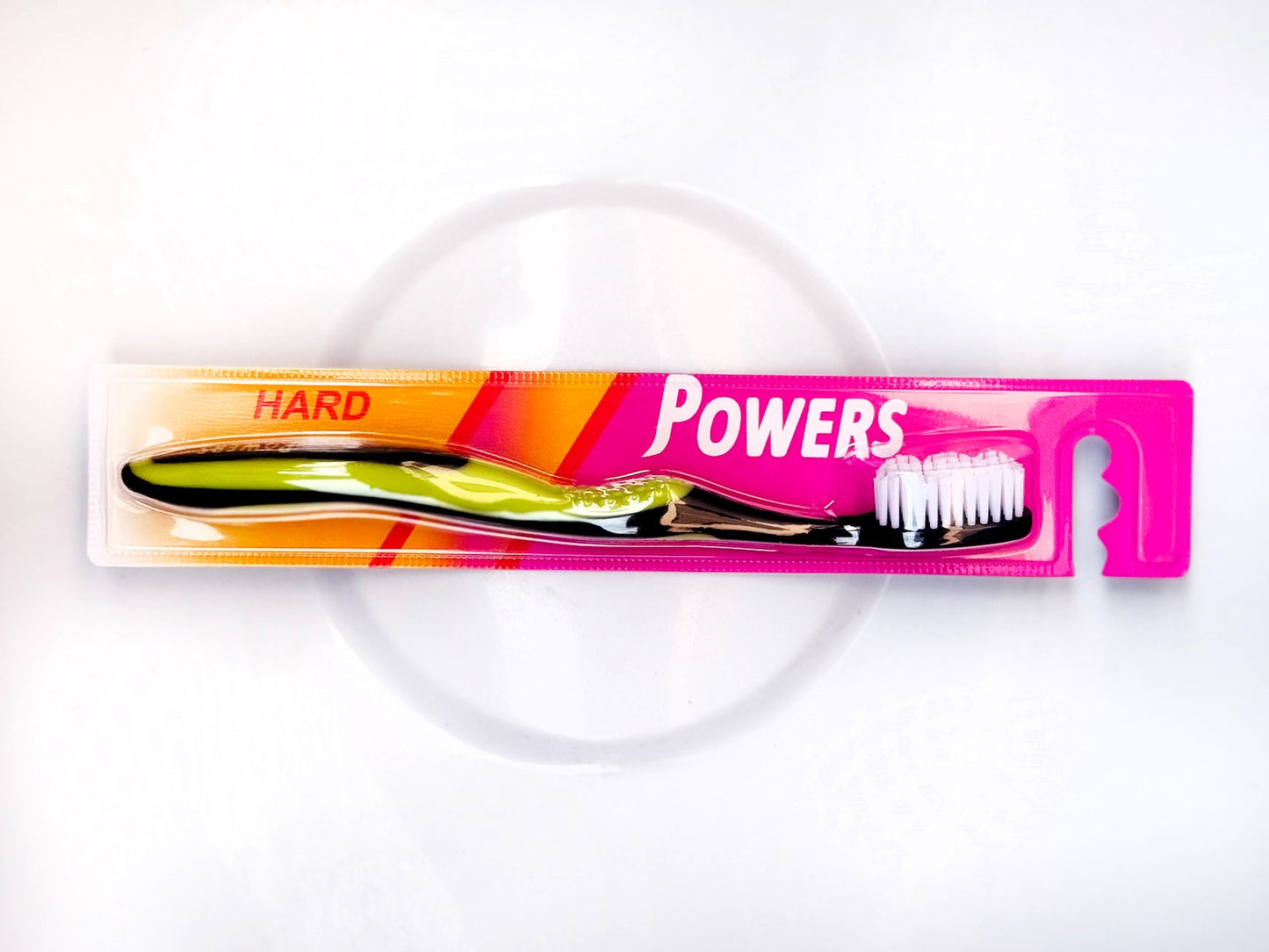 POWERS 316B BLACK HANDLE.  Pack of 12 toothbrushes.